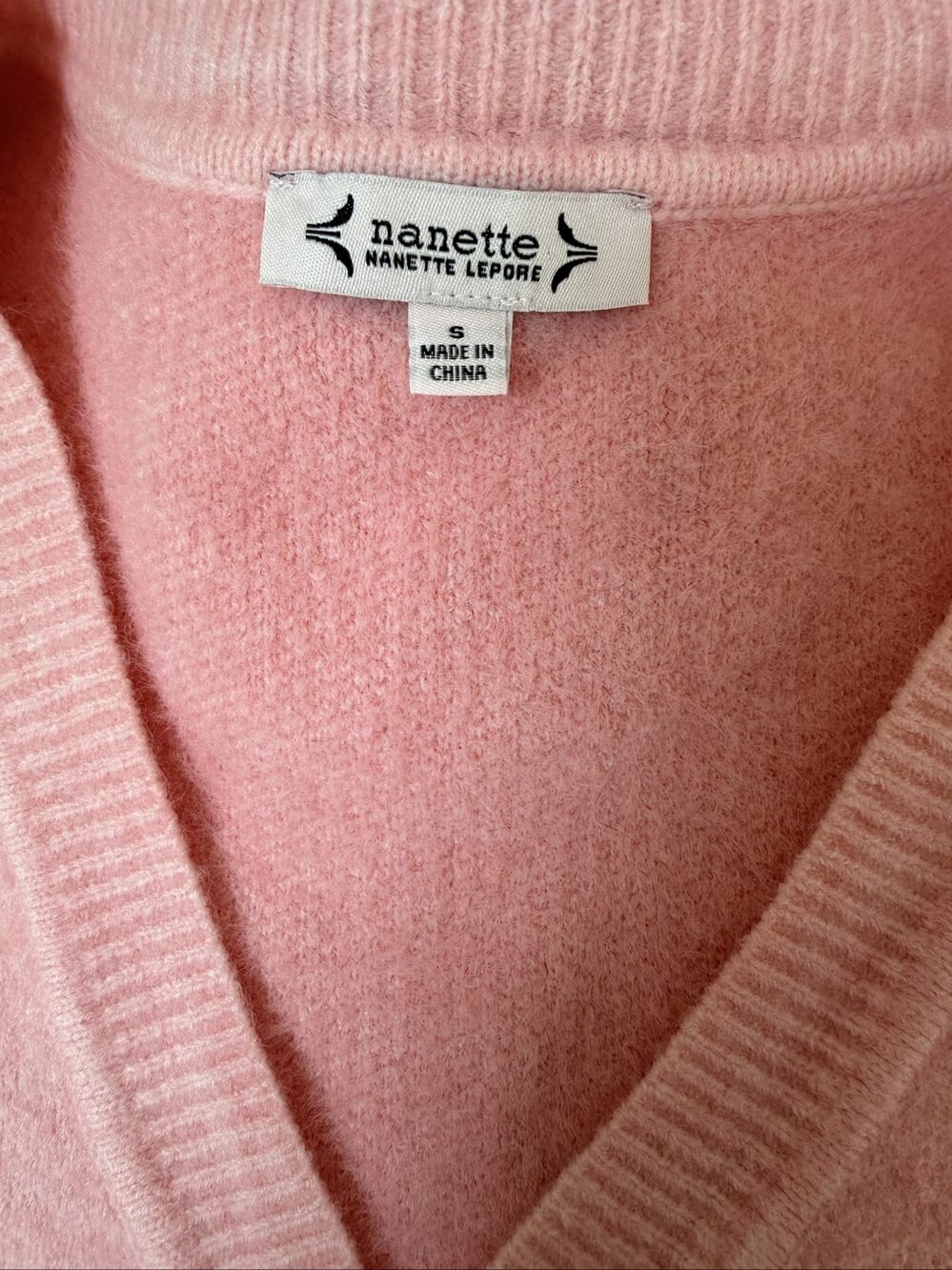 Soft Women's Nanette Lepore size small Pink Floral Pearl Button Cardigan - Picture 7 of 11